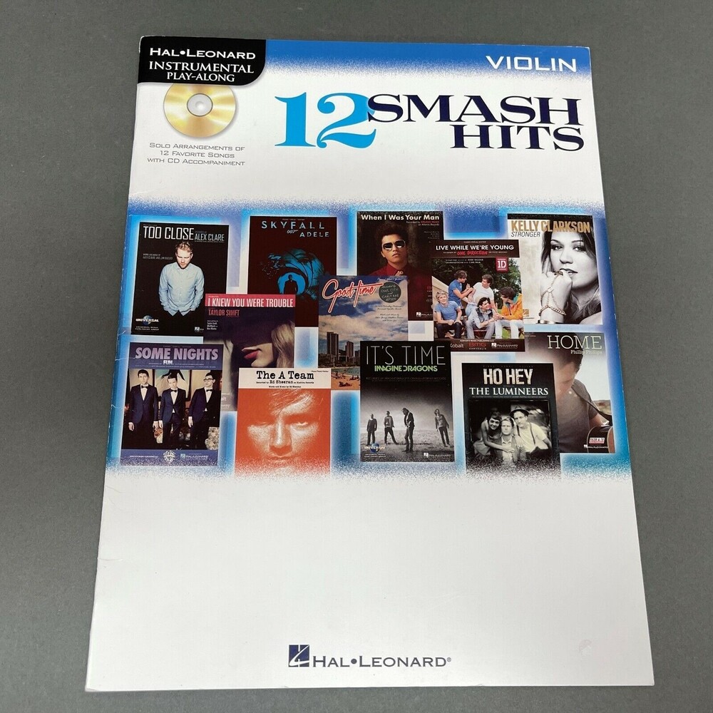 Hal Leonard‎ 12 Smash Hits Violin Music Sheets